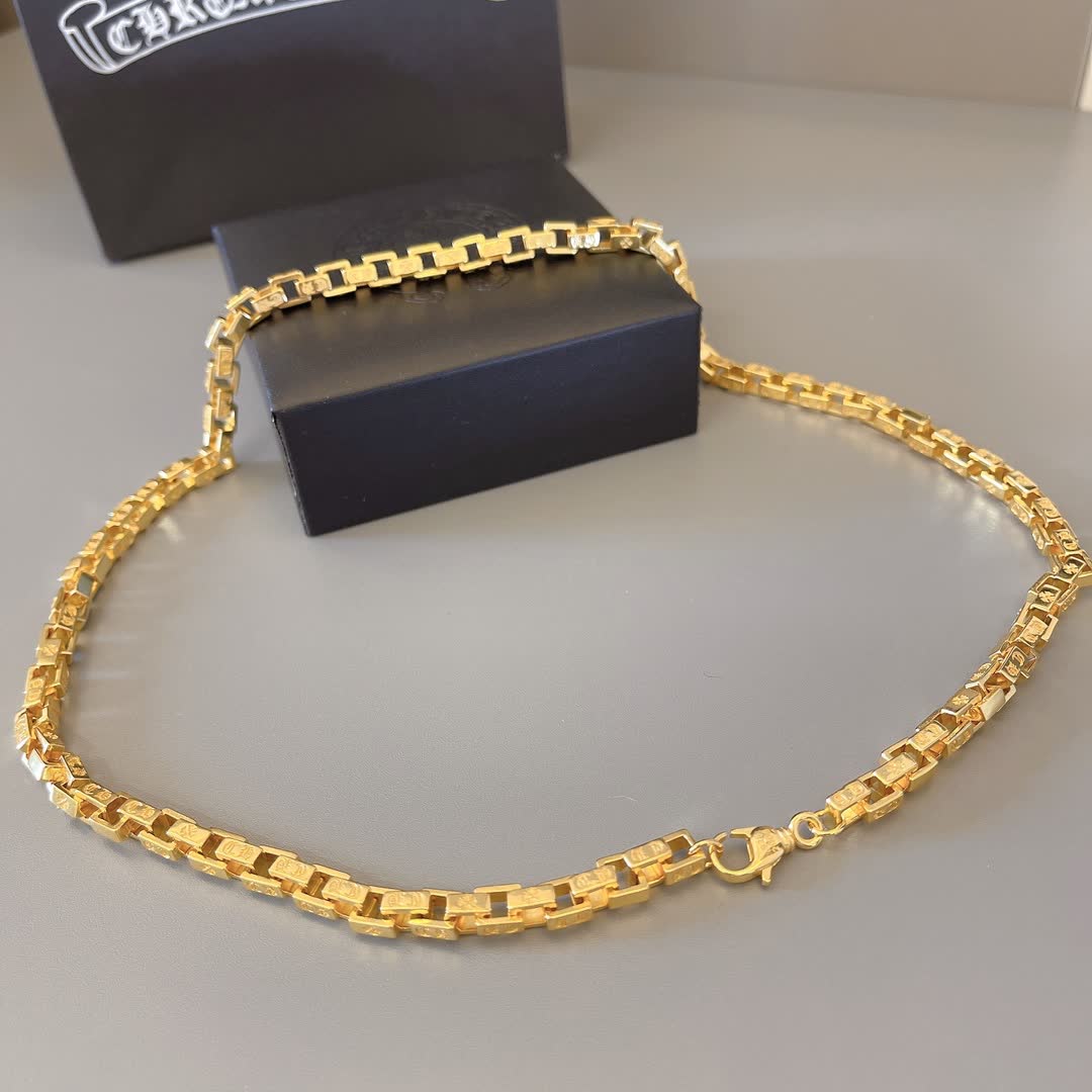 Chrome Hearts Gold Chain Necklace